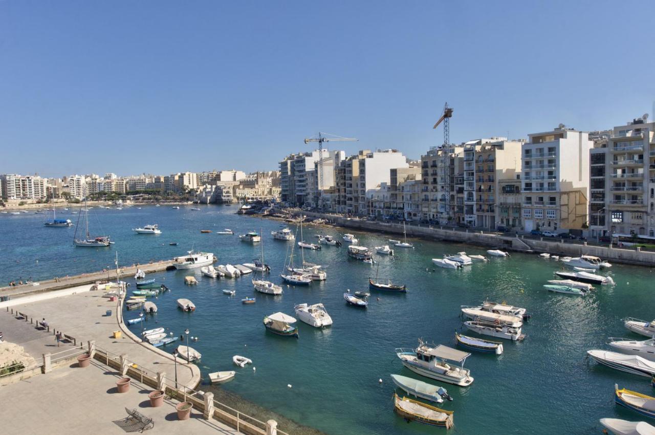 Spinola Court - Stunning Seaview Apartment & Penthouse On Spinola Bay By Shortletsmalta Saint Julian's 外观 照片