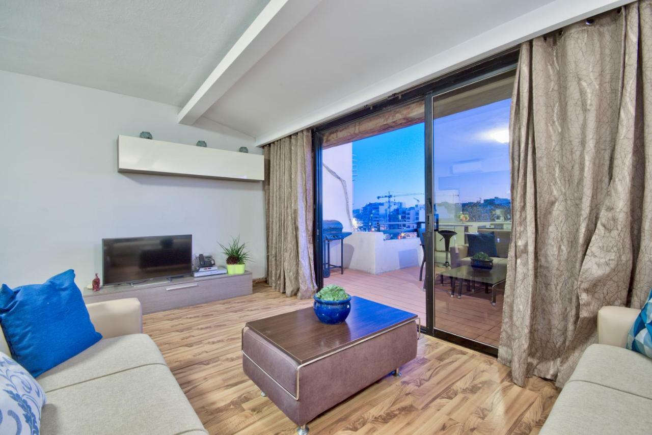 Spinola Court - Stunning Seaview Apartment & Penthouse On Spinola Bay By Shortletsmalta Saint Julian's 外观 照片